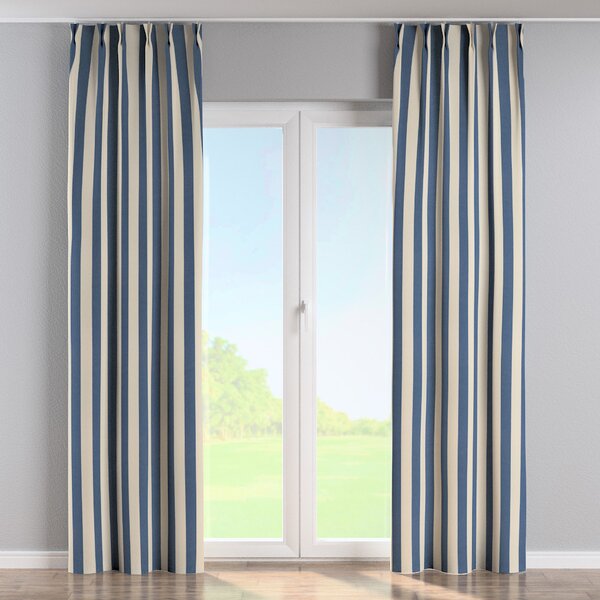 Double pinch pleat curtain