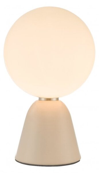 Dar lighting FRA403 Francesca Table Lamp Pink Opal Glass
