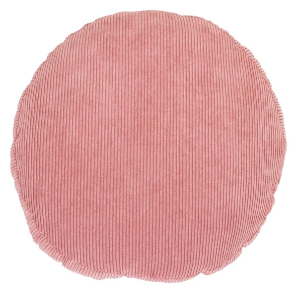 Circle Corduroy Cushion Pink