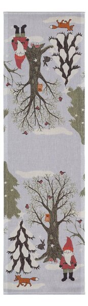 Ekelund Linneväveri Julpromenad table runner 35x120 cm