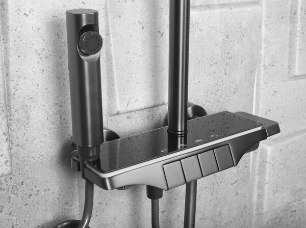 Shower set REA Savio Led Titanium