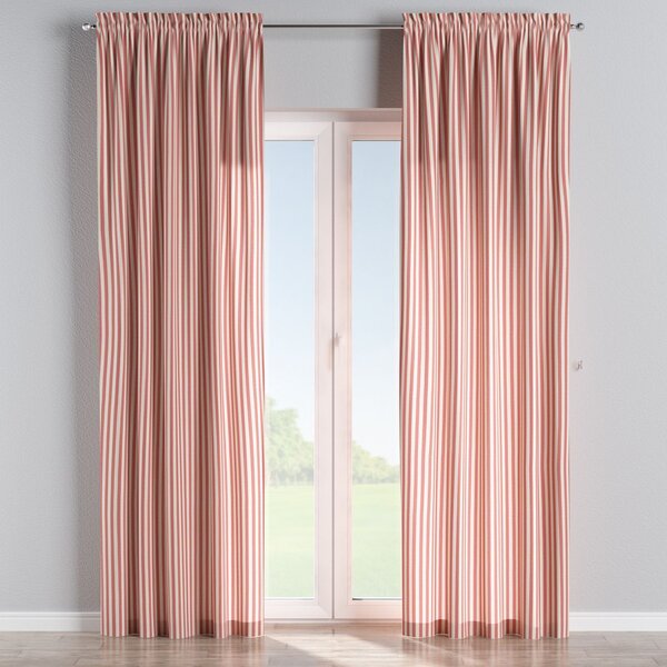 Slot and frill curtain