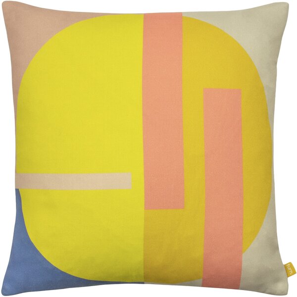 Halo Cushion Pink/Yellow/Blue