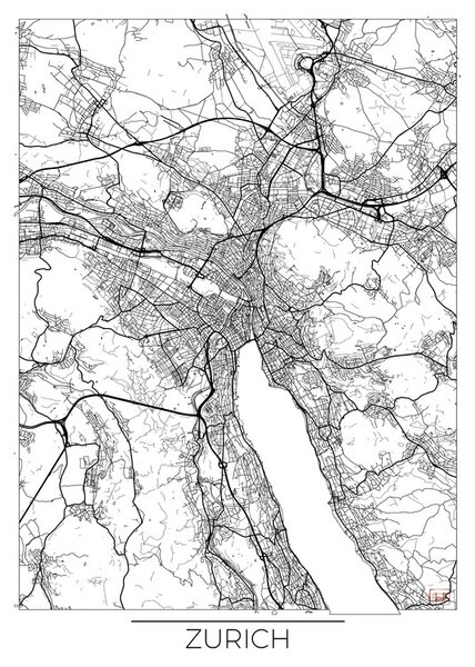 Map Zurich, Hubert Roguski