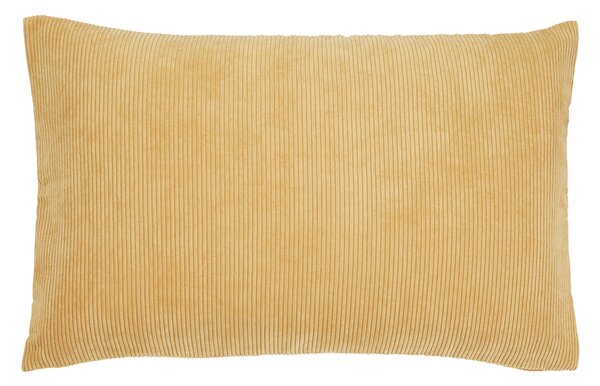 Corduroy Rectangular Cushion Yellow