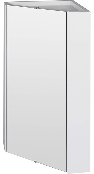 Balterley Orbit Corner Mirror Cabinet - Gloss White