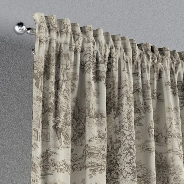 Slot and frill curtain