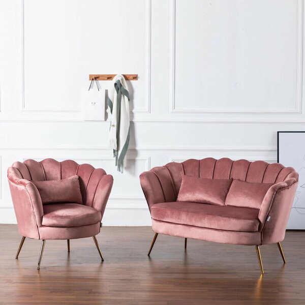 Velvet Tub Chair & Sofa Couch