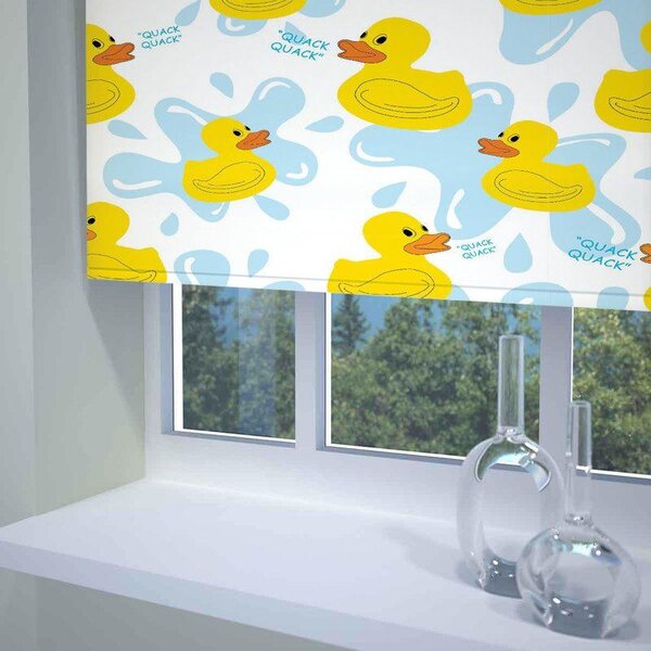 Quack Quack Ready Made Daylight Roller Blind Multi