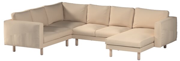 Norsborg 5-seat corner sofa with chaise longue cover