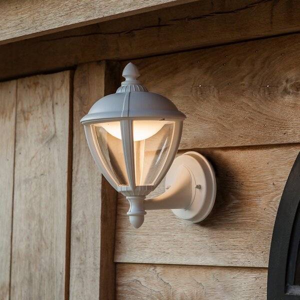 Lutec Unite LED Outdoor Wall lantern - White