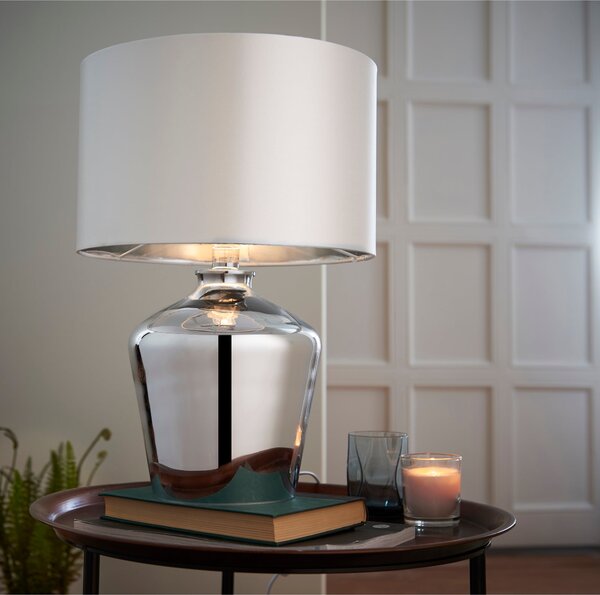 Vogue Courtland Table Lamp Sliver
