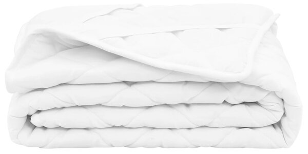 Quilted Mattress Protector White 90x200 cm Heavy