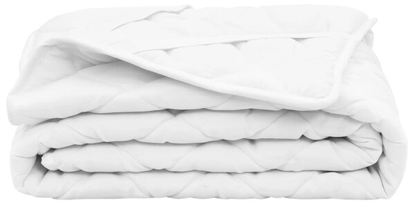 Quilted Mattress Protector White 90x200 cm Light