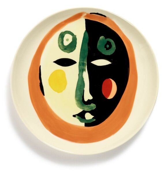 Serax Ottolenghi Feast plate M Ø22 cm 2-pack Face nr 1