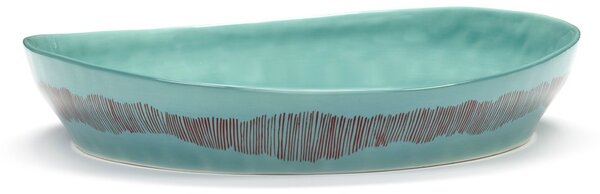 Serax Ottolenghi Feast serving bowl S Ø30 cm Azure stripes-red