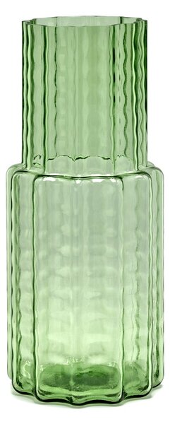 Serax Waves 05 vase Ø16x35 cm Green-clear