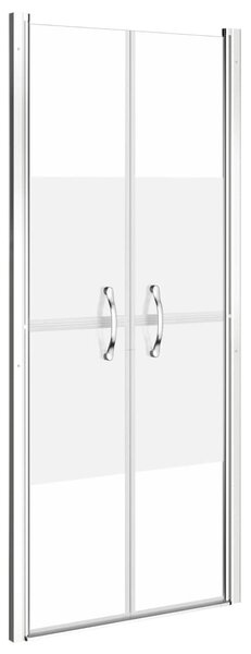 Shower Door Half Frosted ESG 101x190 cm