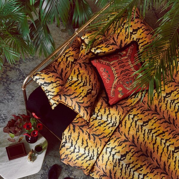 Paloma Home Tiger Duvet Cover Bedding Set Gold