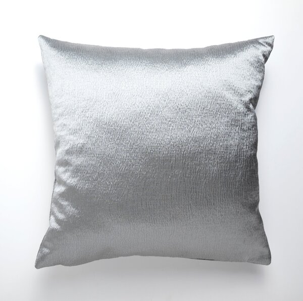 Satin Cushion Cover Silver