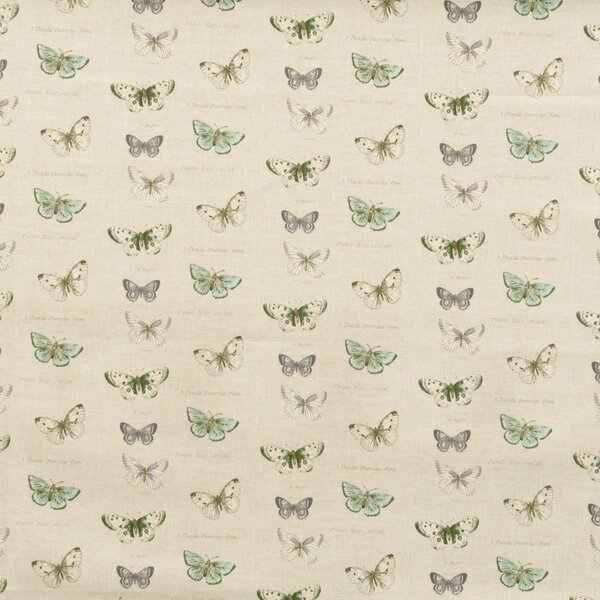 Butterflies Fabric Linen