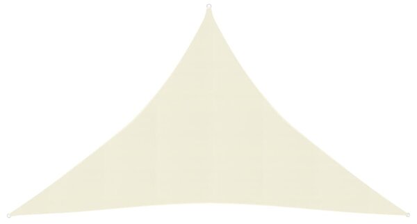 Sunshade Sail 160 g/m² Cream 3.5x3.5x4.9 m HDPE