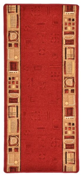 Carpet Runner Gel Backing Red 67x120 cm