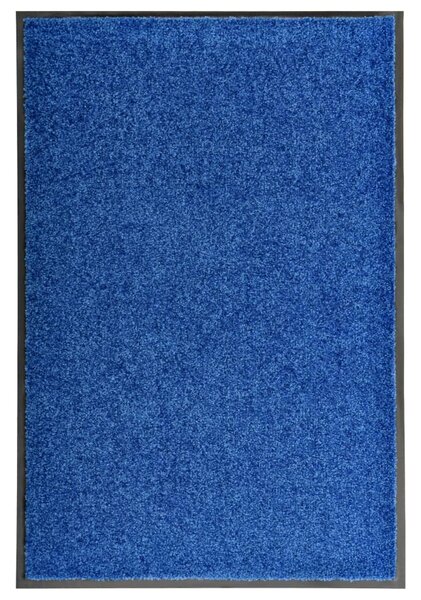 Doormat Washable Blue 60x90 cm