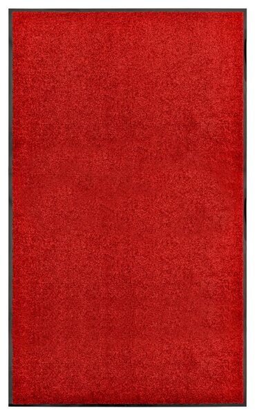 Doormat Washable Red 90x150 cm