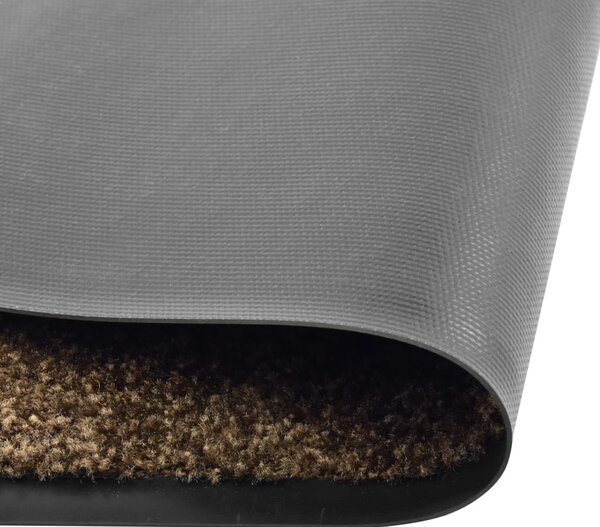 Doormat Washable Brown 60x180 cm