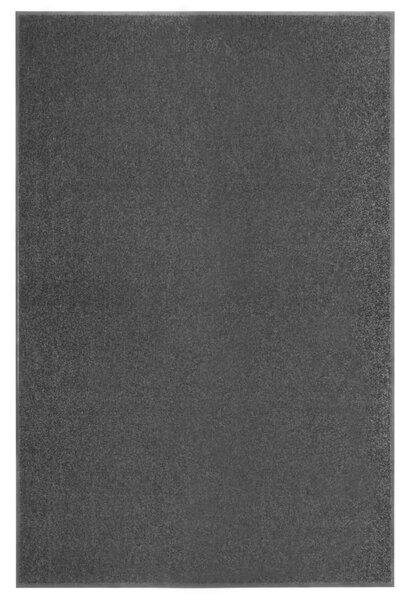 Doormat Washable Black 120x180 cm