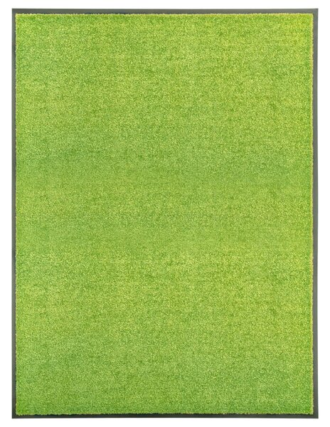 Doormat Washable Green 90x120 cm