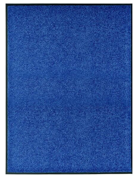 Doormat Washable Blue 90x120 cm