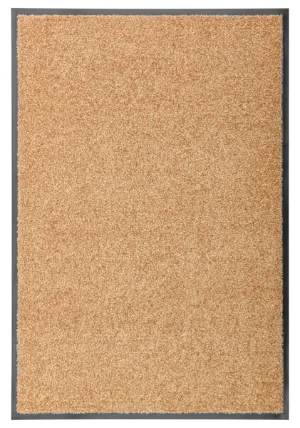 Doormat Washable Cream 60x90 cm