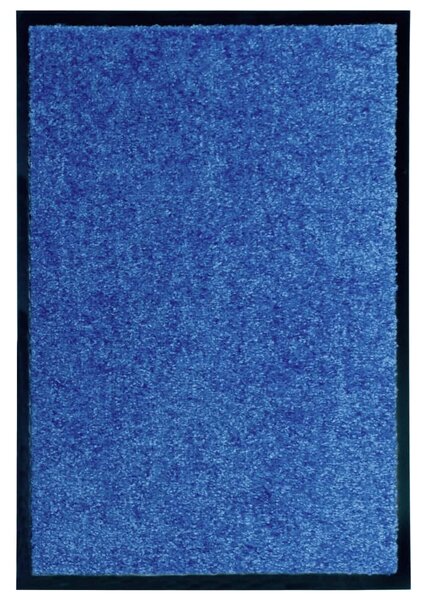 Doormat Washable Blue 40x60 cm