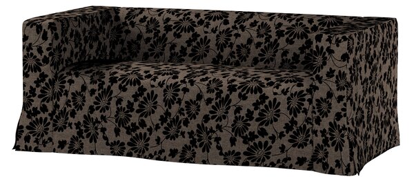 Klippan 2-seater floor length sofa cover with box pleats