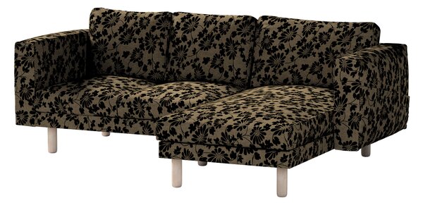 Norsborg 3-seat sofa with chaise longue cover