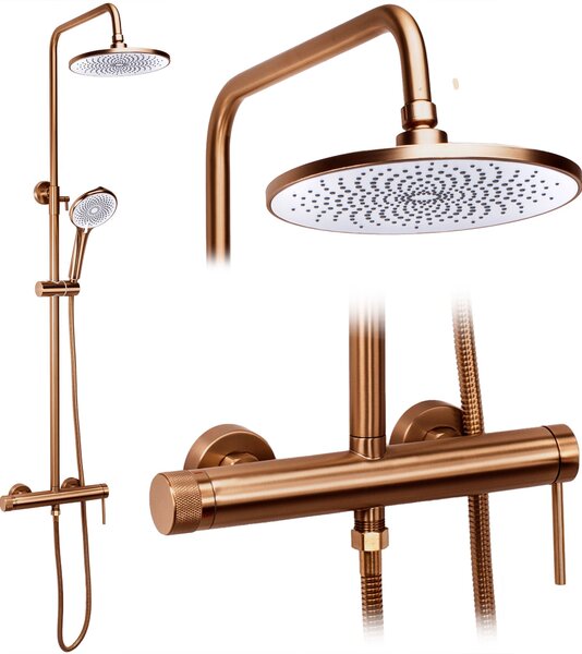 Shower set Rea Foss Clif Brush Copper