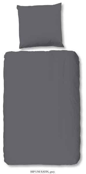 HIP Duvet Cover Uni 140x200/220cm Grey