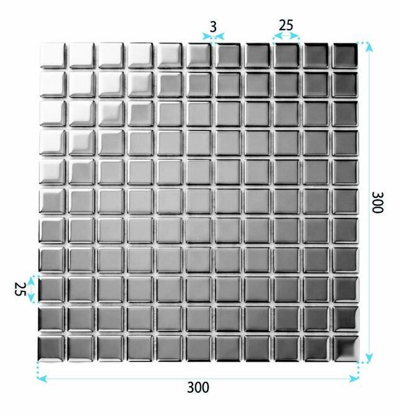 Glass Wall Mosaic REA P14014