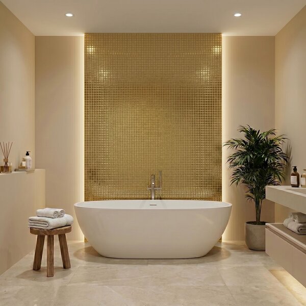 Glass Wall Mosaic REA P14014
