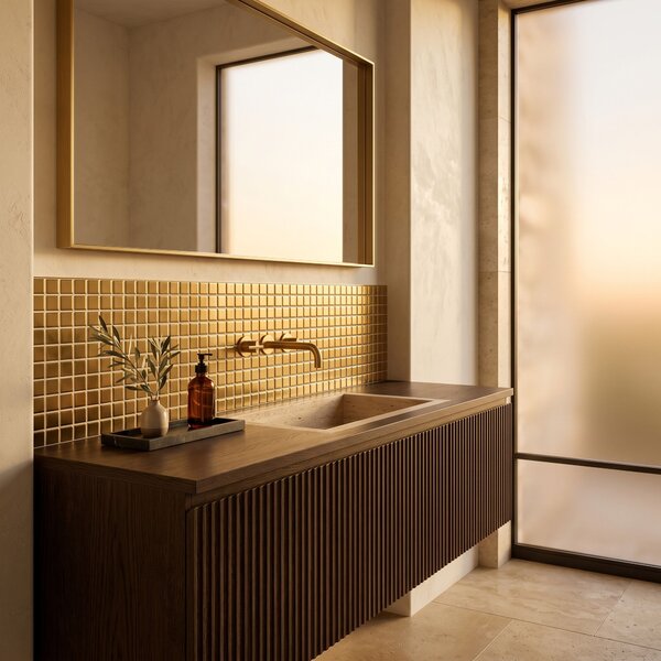 Glass Wall Mosaic REA P14014