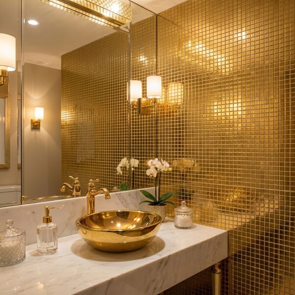 Glass Wall Mosaic REA P14014