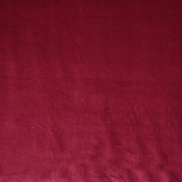 Glamour Velvet Fabric Cranberry