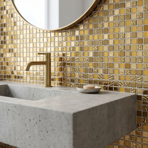 Glass Wall Mosaic REA P14016