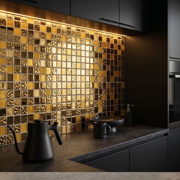 Glass Wall Mosaic REA P14016