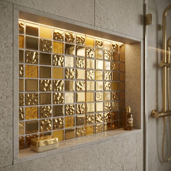 Glass Wall Mosaic REA P14016