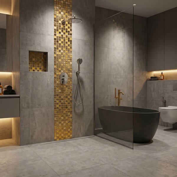 Glass Wall Mosaic REA P14016
