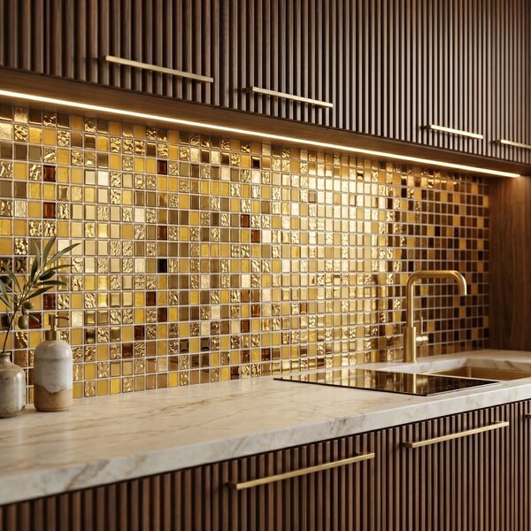 Glass Wall Mosaic REA P14016
