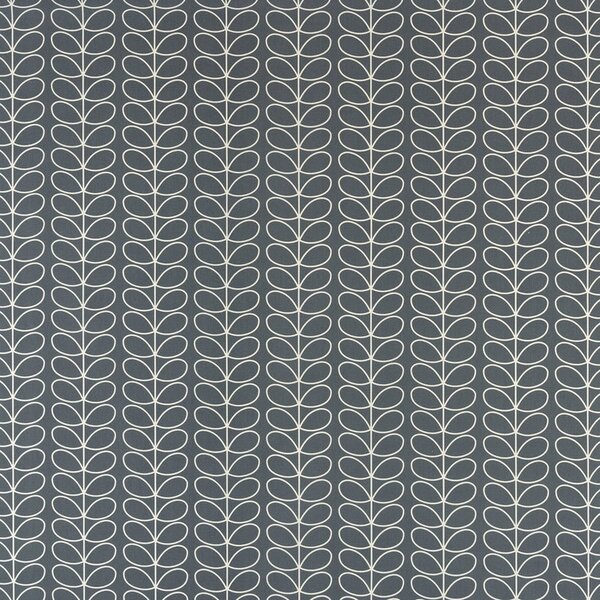 Orla Kiely - Linear Stem Fabric Cool Grey